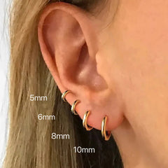 Minimalist Hoop Earrings