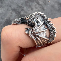 Gothic Dragon Ring