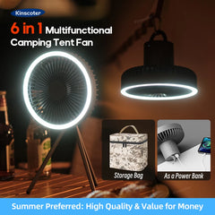 Rechargeable Camping Fan