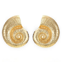 Gold Conch Earring