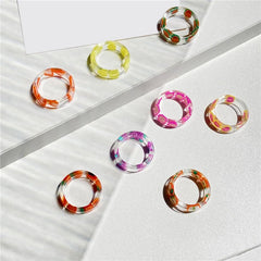 Acrylic Resin Fashion Ring