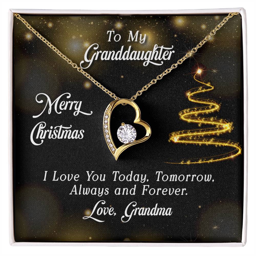 Forever Love Necklace - To My Granddaughter
